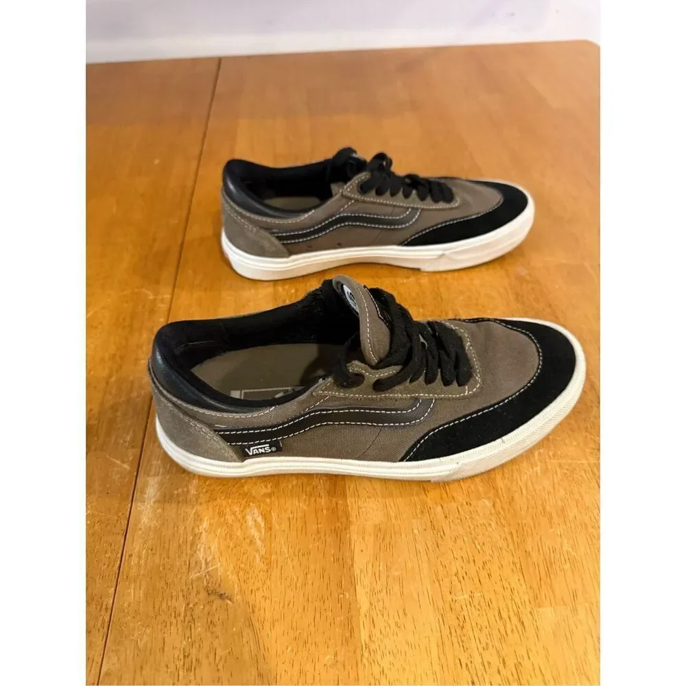 Vans Skate Gilbert Crockett Shoes Sneakers Mens SZ 6.5 Brown/Black Suede